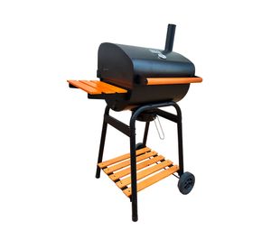 Parrilla a carbón Misuri estilo tambor negro