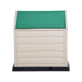 Casa perro grande 92x90x89 cm taupe/verde