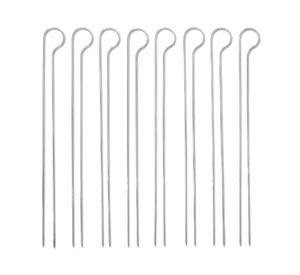 Pinchos 8 unidades plateado Weber