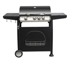 Parrilla a gas Giorgia 3 quemadores + quemador lateral BBQ Grill