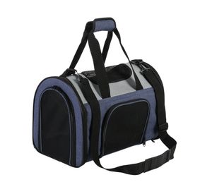 Bolso transporte mascota curvo negro Pet's fun