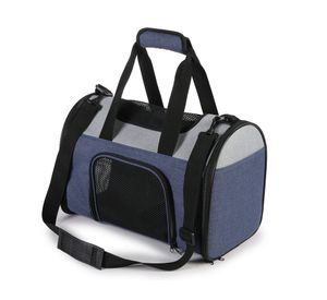 Bolso transporte mascota curvo negro Pet's fun