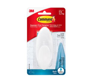 Gancho para toalla con tiras impermeables Grande Command