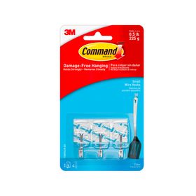 Gancho para utensilios transparente Command