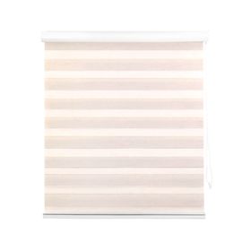 Cortina roller zebra 150x165 cm textura beige