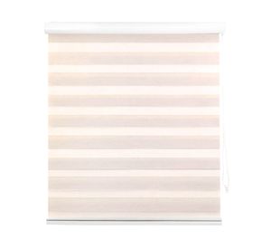 Cortina roller zebra 150x165 cm textura beige