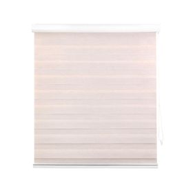 Cortina roller zebra 150x165 cm textura beige