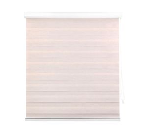 Cortina roller zebra 150x165 cm textura beige