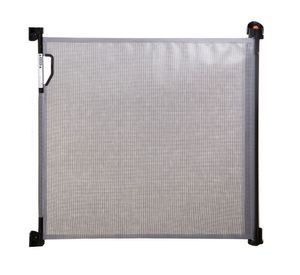 Puerta de seguridad retráctil gris  Dreambaby