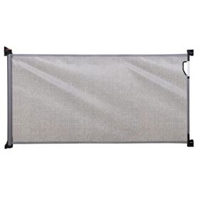 Puerta de seguridad retráctil gris Dreambaby