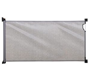 Puerta de seguridad retráctil gris  Dreambaby