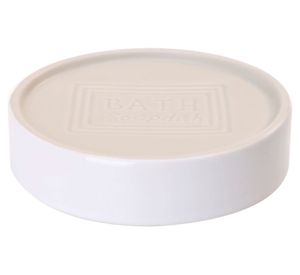 Jabonera Bath gris claro