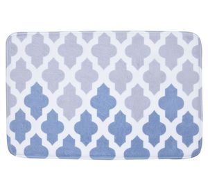 Cortina 180x180 cm + piso baño 40x60 cm Rombos