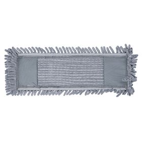 Repuesto mopa plana con mango de bambú