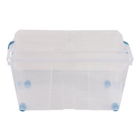 Caja organizadora 60 litros Rollbox transparente Wenco