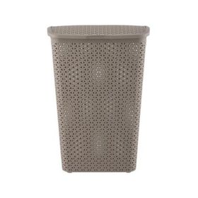 Canasto ropa 55 litros Bali taupé Reyplast