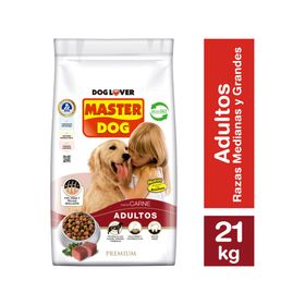 Alimento seco perros adulto sabor carne 21 kg