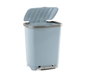 Basurero Pedal azul acero 25 lt