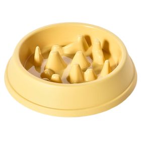 Plato mascota Anti ahogo amarillo 500 ml