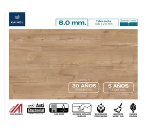 Piso flotante Classic touch chester valeria 8  mm 2.70 m2