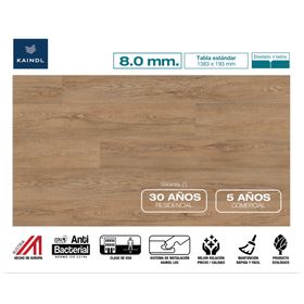Piso flotante Classic Touch oak brera nature 8 mm 2.40 m2