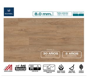 Piso flotante Classic Touch oak brera nature 8 mm 2.40 m2