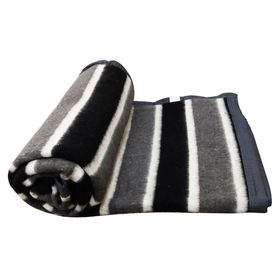 Frazada Jacquard gris king