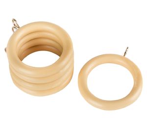 Argolla de cortina madera natural 10 un