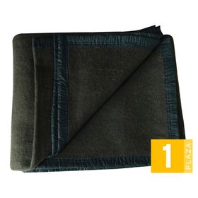 Frazada térmica verde musgo 1 plaza