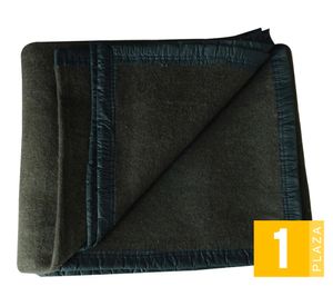 Frazada térmica verde musgo 1 plaza