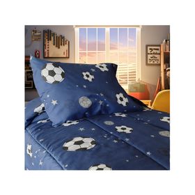 Plumón infantil Ball azul 1.5 plazas