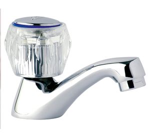 Llave lavatorio Mossini cristal cromo