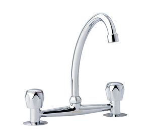 Combinación lavaplato plano Mossini cromo