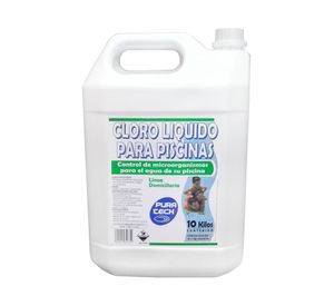 Cloro líquido piscina 10 kg Pura tech