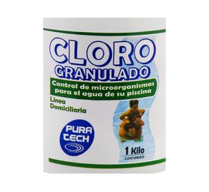 Cloro granulado piscina 1 kg Pura tech