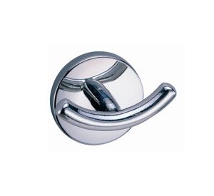 Percha doble Modena cromo