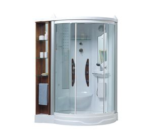 Cabina ducha con receptáculo 105 x 215 x 138 cm Marbella Norglas