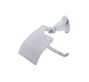 Portarrollo Viena blanco/cromo