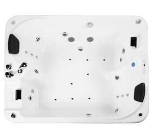 Tina hidromasaje 152x183 cm Andros blanco Norglas.