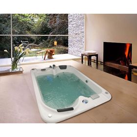 Tina hidromasaje 152x183 cm Andros blanco Norglas.