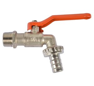 Llave bola jardín lavadero cromo