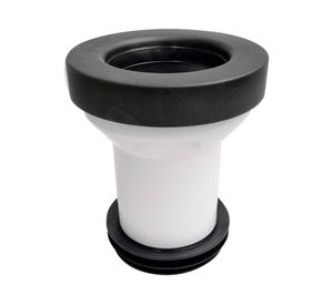 Manguito conexión 90 mm vertical blanco