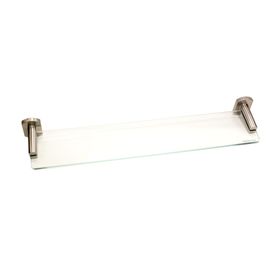 Repisa cristal Palma cromo 50 cm