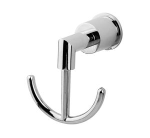 Percha doble Stella cromo