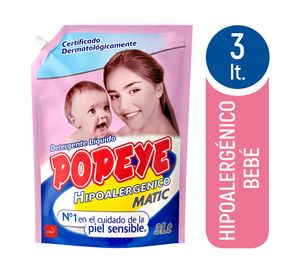 Detergente Hipoalergénico bebé matic 3 lt