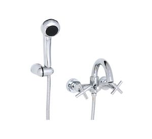 Combinación tina ducha Ente cromo Tebisa