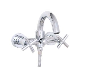 Combinación tina ducha Ente cromo Tebisa