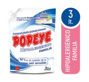 Detergente Hipoalergénico familia matic 3 lt
