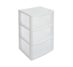 Mueble organizador 3 cajones blanco Wenco