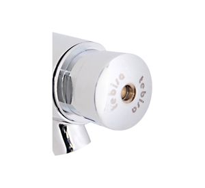 Grifo lavamanos mural cromo Tebisa